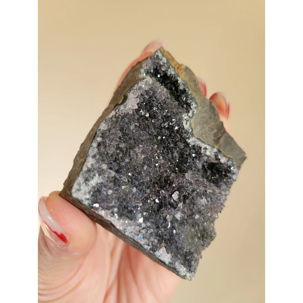 Natural Black Amethyst Crystal Chunk Mineral Specimen Brazil 125 G (4.5oz)  2.5 - Picture 3 of 3